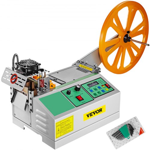 VEVOR Automatische Gurtschneidemaschine für Kaltschneider 220V 300W Breite 95mm