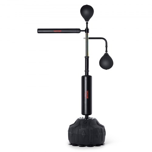 

VEVOR Box-Speed-Trainer, Boxsack mit Ständer, Reflex-Boxsack für Jugendliche & Erwachsene, Höhenverstellbares Schlagsack-Set mit Handschuhen, Workout-Speed-Bag für Training Schwarz