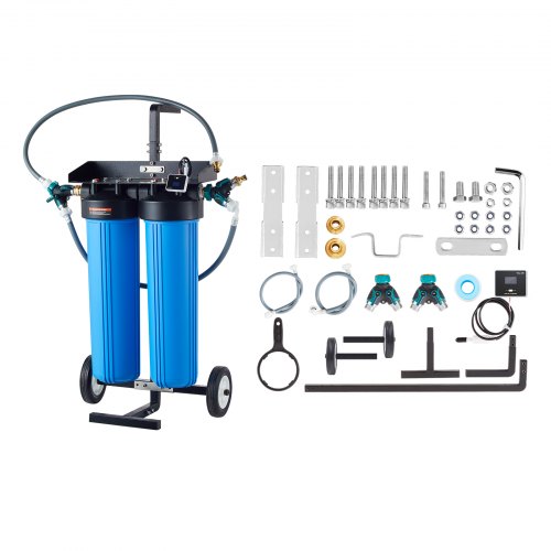 

VEVOR Deionisiertes Wassersystem für die Autowäsche, Wasserdeionisierer mit integriertem TDS-Messgerät, fleckenfreier Wasserfleckenentfernerfilter mit doppeltem Ausgangsmodus, für Autos