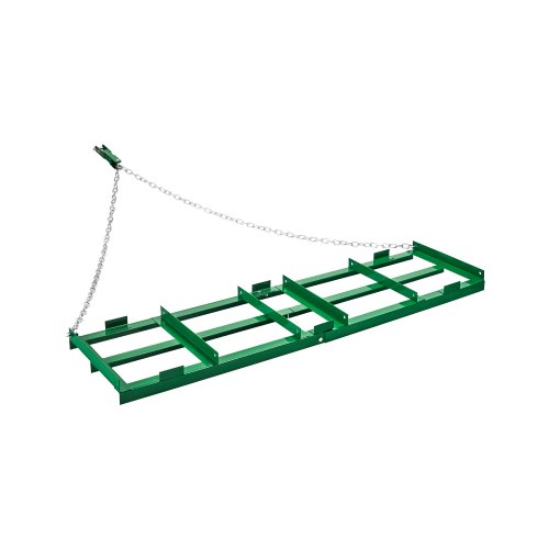 

VEVOR Schleppegge, 1830x500x100 mm, Wiesenschleppe mit verstellbaren Stangen und 183 cm Kette, Rasentraktor, Feldegge für Geländefahrzeuge, UTVs, Traktoren, Rasenmäher, Schleppwerkzeug für den Hof