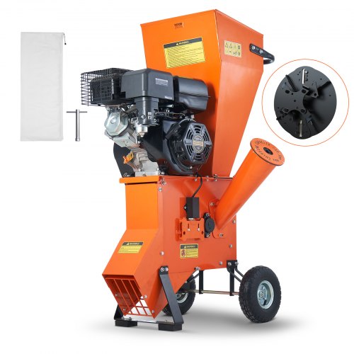 

VEVOR Gartenhäcksler Schredder Häcksler Holz Benzin Motor 4-Takt 420cc 8,6kW