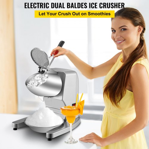 Elektrischer Eiscrusher Kommerzielle Maschine Ice Eis Crusher Eiswürfelbereiter 
