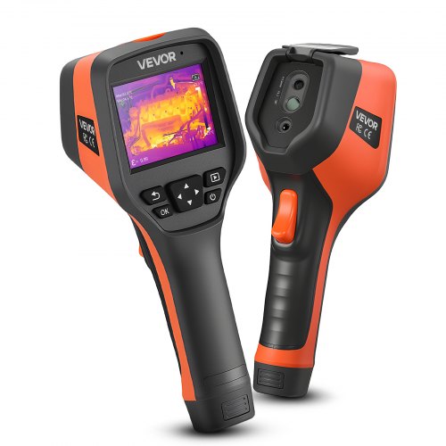 VEVOR Wärmebildkamera, 256 x 192 IR-Auflösung, Wärmebildgerät mit 2 MP visueller Kamera, 25 Hz Bildwiederholrate Infrarot-Imager mit 3,5 Zoll Touchscreen, -20 °C bis 550 °C, WLAN-Unterstützung