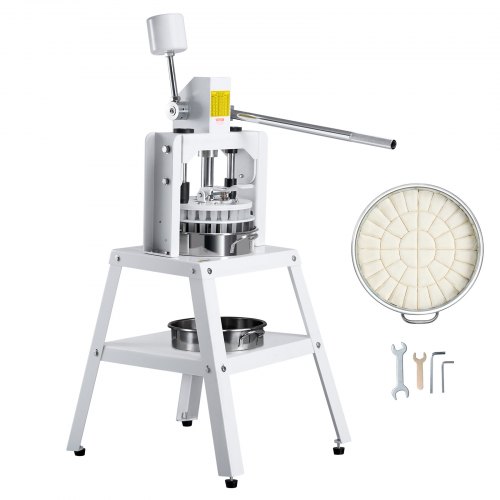 VEVOR Teigteiler und Rundmacher, 40-teilige manuelle Teigteilermaschine, 30–150 g Handpresse-Teigschneider mit Tablett und Klinge aus 304er Edelstahl, Brotbackautomat für Bäckerei, Restaurant, Gewerbe SDMTFGQLD40LQIGO0V0