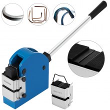 VEVOR Winkelbiegegerät, 1,5 mm Aluminum Winkelbieger Biegemaschine, 1,2 mm Stahlblech Winkelbieger, 65 x 160 x 140 mm Biegemaschine Manuell, 16 Gauge Aluminium, 18 Gauge Weichstahl und 20 Gauge Stahl