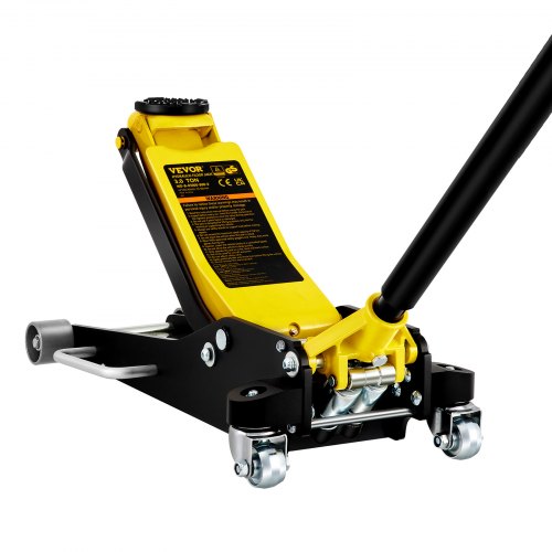 VEVOR Rangierwagenheber 2,5 t Tragkraft hydraulischer Wagenheber, 95-475mm Autoheber aus Aluminium & Stahl, Heber Ständer 119 mm Durchmesser, Scherenwagenheber für Geländewagen & Werkstatt
