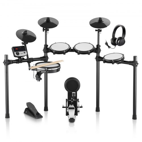 

VEVOR E-Drum-Set Elektronisches Schlagzeug 480 Sounds für Anfänger & Erwachsene