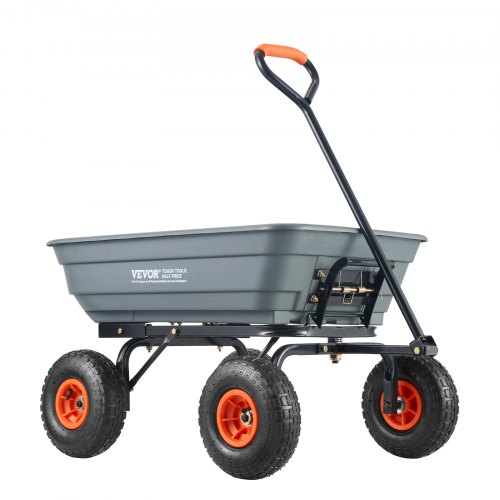 

VEVOR Transportwagen Gartenwagen Schubkarre Handwagen Kippfunktion 270 kg