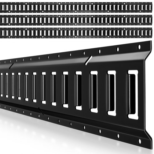 VEVOR E-Track-Zurrschienen, 4er-Pack, 2,3 m E-Track-Schienen sichern Fracht & schwere Lasten bis zu 909 kg, Anhänger-Zurrsystem für Garagen, Lieferwagen, Motorrad-Zurrschienen, ATV-Halterungen