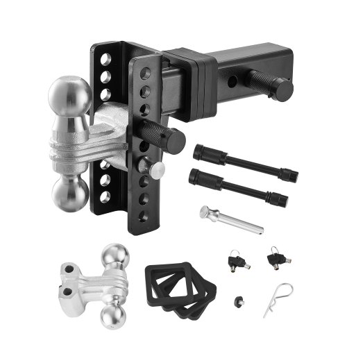 

VEVOR Anhängerkupplung 63,5mm Empfänger 250mm Höhe Doppelkopfkupplung 9980kg