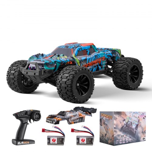 VEVOR Ferngesteuertes Auto, Maßstab 1:14, RC-Auto, All-Terrain-4WD-Offroad-Truck mit 45° Wheelie & einstellbarer Geschwindigkeit, 42 km/h-RC-Spielzeugauto, Ideal für Kinder ab 8 Jahren