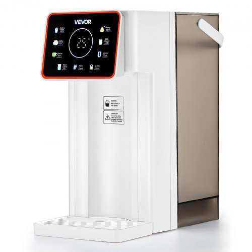 

VEVOR Instant-Heißwasserspender, kochend heißer Wasserspender mit 6 einstellbaren Temperaturen & 8 Wassermengen & 3 L abnehmbarem Wassertank, schnelles Aufheizen mit Touchscreen und Kindersicherung