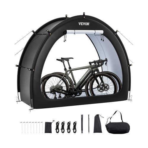 

VEVOR Fahrradzelt Fahhrradgarage Fahrradschuppe 1-2 Fahrräder 1706x2011x792mm