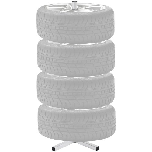 

VEVOR Reifenlagerregal Reifenständer aus Stahl für 4 Reifen mit Felgen, platzsparender Reifenhalter für Reifen mit einer Breite von bis zu 225 mm, maximale Tragkraft 100 kg, ideal für Garage