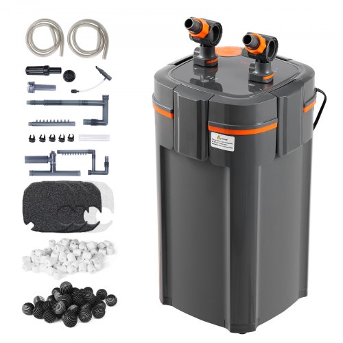 VEVOR 378 L Aquarium-Kanisterfilter, 12 W, UV-Lampe, leise