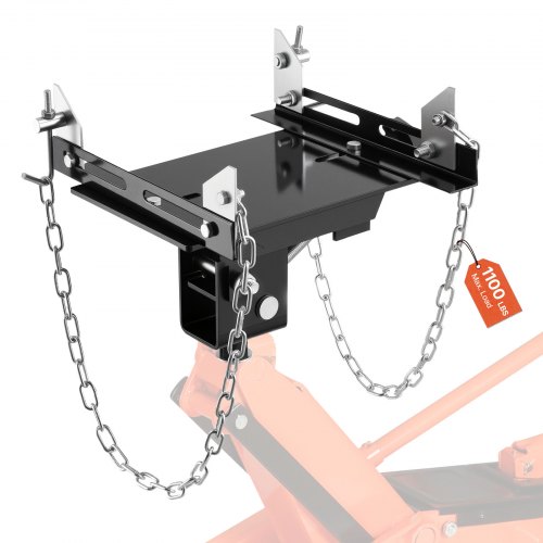 

VEVOR Getriebeheber-Adapter Tablett 0,5 t Tragkraft Hochleistungsstahl für Wagenheber mit 1-1/5 Zoll abnehmbarer Sattelwelle, für Garage Reparaturwerkstatt Schwarz