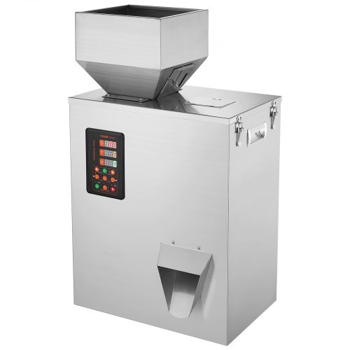 

VEVOR Pulverfüllmaschine, 0,022–1,1 lbs/10–500 g, automatische intelligente Partikelwaage, Füllmaschine, Flaschenbeutel, Pulverfüller, Partikelspender für Tee, Samen, Körner, Pulver, Mehl, Bohnen, Gli