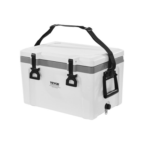 

VEVOR tragbare Kühlbox Hartkühlbox (38 Qt / 26 Dosen) mit Eisspeicherung & robusten Griffen, isolierte tragbare Kühlbox aus stabilem Material, geeignet für Familienpicknicks und Kurztrips