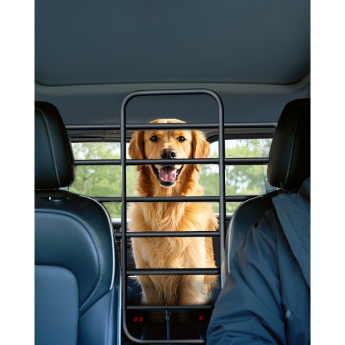 

VEVOR Hunde Autobarriere einstellbare Trennwand Hundegitter Autoschutzgitter neig- und verschiebbar, Haustierbarriere mit Netzgewebe, universell passende Hunde-Autobarriere für SUVs Lkws Fahrzeuge