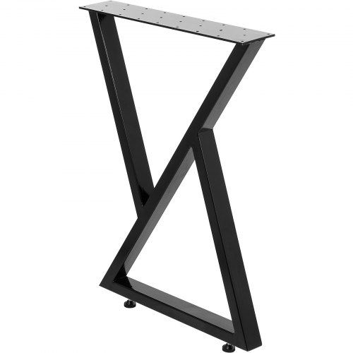 

VEVOR Tischbeine Metall Tischgestell Metall schwarze Schreibtischbeine 71 cm Höhe 61 cm Breite Bankbeine Couchtischbeine 800 kg