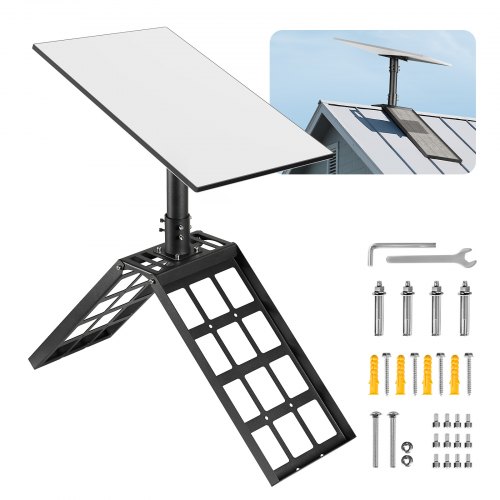

VEVOR Starlink Gen 3-Halterung, 900x200x380 mm, 45°-135° verstellbare Dachhalterung, mit Montagezubehör-Set, robuster Stahladapter, 250 mm Verbindungsrohr, kompatibel mit Gen 3 & V3, Schwarz