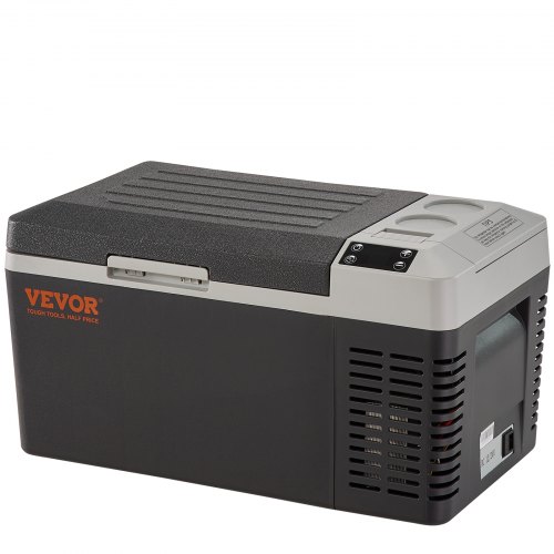 VEVOR 20 L Kühlbox 12 / 24 V Tragbarer Kühlschrank, Elektrische Gefrierbox Klein Gefrierschrank -20 ~ 10 ℃, Elektrische Kompressor Kühlbox 580 x 330 x 310 mm für Auto, Camping, Lkw, Boot usw.