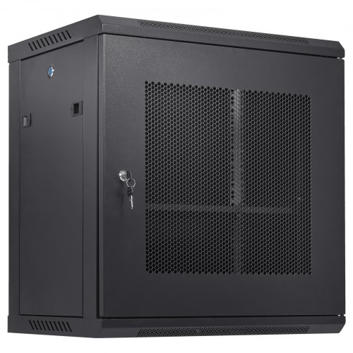 

VEVOR 12U Netzwerk-Serverschrank zur Wandmontage, 39.4cm/15.5" tief, Server-Rack-Schrankgehäuse, max. 90kg/200 lbs. Bodenmontierte Ladekapazität, mit abschließbaren Türseitenwänden, für IT-Geräte, A/V-Geräte