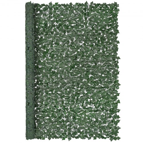 VEVOR Sichtschutzzaun aus Efeu, 2440 x 1830 mm, künstliche Pflanzenwand, Efeuzaun mit verstärkter Verbindung, künstliche Hecken mit Weinblättern als Dekoration für Garten, Hof, Balkon oder Terrasse
