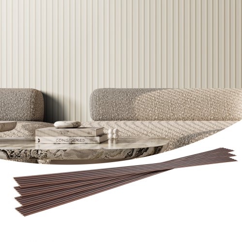 

VEVOR Akustikpaneele, 8er-Set, Akustikplatten, 2450 x 166 x 9 mm, WPC-Akzent-Holzwandpaneele für moderne Innenwände, Kunstholz-Wandplatten für stilvolles Dekor & Geräuschreduzierung, Mattweiß
