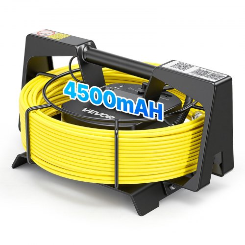 VEVOR Endoskopkamera mit WLAN, 20m Inspektionskamera mit 12 LEDs 3 Stufigem Licht, IP68 Rohrkamera mit 4500mAh Batterie & Meter-Markierung, Kanalkamera 1080p HD 120° Objektiv für Abflussinspektion