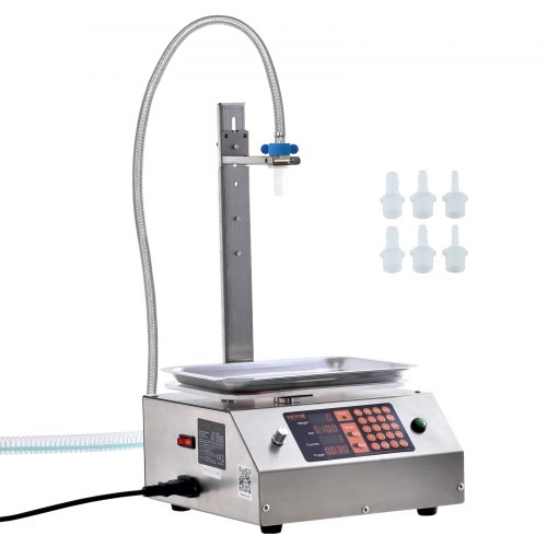 VEVOR Abfüllmaschine 17 L/min Flüssigkeitsabfüllmaschine 30–15.000 g pro Füllung Flaschenabfüllmaschine 26 x 26,3 x 13 cm Pastenfüllmaschine Automatik und Füllmaschine Wein Milch usw. WSDBGYGZJGMBTKOXGV2