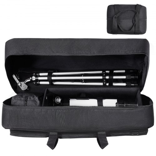 

VEVOR Teleskoptasche, 762 mm, Transporttasche für Teleskope mit festen Schnallen, mehrere Taschen & abnehmbare Trennwand für Teleskope, Teleskop-Tragetasche zur Sicherung von optischem Tubus & Stativ