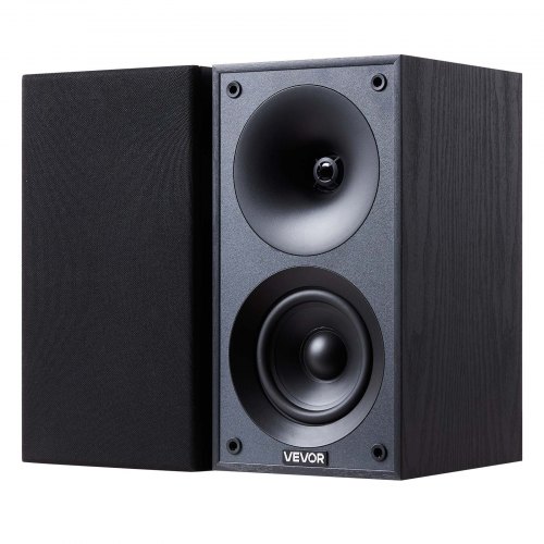 

VEVOR Passive Regallautsprecher Paar 300W Stereo-Audio-Lautsprecher 70Hz–20kHz 150x189x280 mm