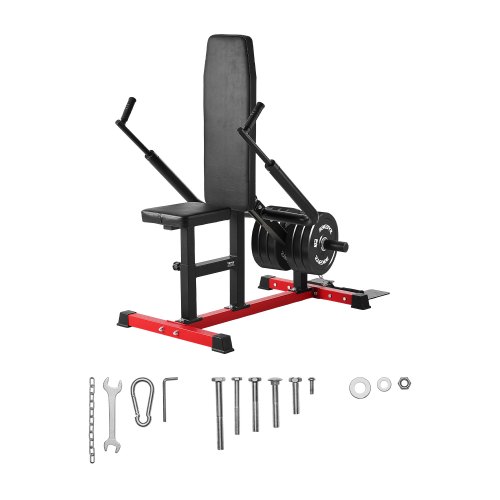 VEVOR Dip-Maschine im Sitzen Trizeps Bizeps Pressemaschine (204 kg belastbar) mit Kabelstange, verstellbarem Sitz & Rückenlehne, Trainingsgerät für Brusttraining Oberkörper-Push-Fitness-Workout