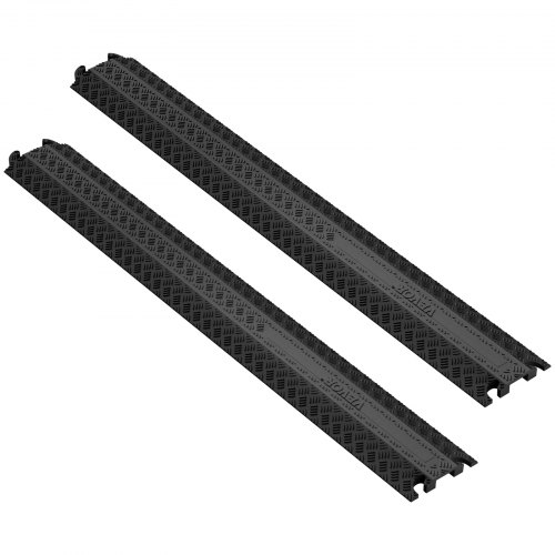 

VEVOR 2 Stück 100x13x2 cm Speed ​​Bumps 907,18 kg Kabelschutz Ramp Drop Over Cord Cover