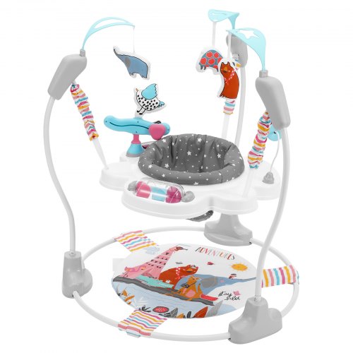 

VEVOR Babywippe Spielcenter Baby Jumper Jumperoo mit Spielzeug Musik Lichter