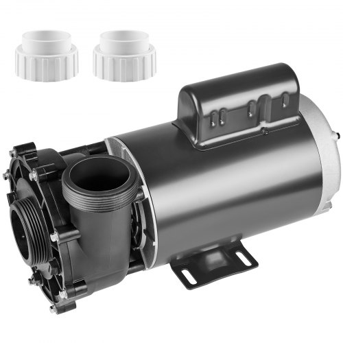 

Vevor Spa-pumpe Mit Zwei Geschwindigkeiten, 56-rahmen-whirlpool-pumpe, 1600 W / 39 m³/h / 15 M Hohe Geschwindigkeit Oder 400 W / 19 m³/h / 3,9 M Niedrige Geschwindigkeit, 2 Zoll/5,6 Cm-anschlüsse, 90° Drehbare Schnittstelle, Auslaufschutz, Überhitzungssch