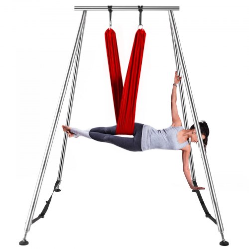 Hängende Yoga Trapez Schaukel Yoga Trapezständer Aerial Yoga Frame Stahl Bar 6M