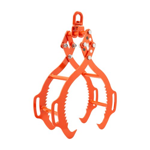 

VEVOR Profi Forstzange 710-812 mm, Hebezange mit 4 Krallen, drehbare Holzzange aus Stahl, Tragfähigkeit 1000 kg, gezahntes Klauendesign, Holzgreifer, Schleppzange, Hakenzange für Traktoren, Karren