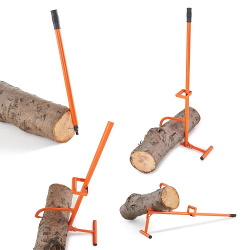 

VEVOR Fällheber, 1219 mm, 4-in-1 Hochleistungs-Stammheber aus Stahl, multifunktionale Stammrolle, verstellbarer Wendehaken, Stammwender, Forst-Multitool zum Rollen, Schneiden und Anheben von Stämmen