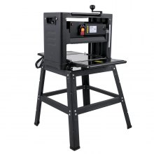 VEVOR Hobelmaschine 319 mm, Dickenhobelmaschine 1500 W, Dickenhobel mit Ständer, Schnittstärke 5-150 mm, Messergeschwindigkeit 9000 U / min, Hobelgeschwindigkeit  315 Zoll / min, Tischhobel, Holzhobel