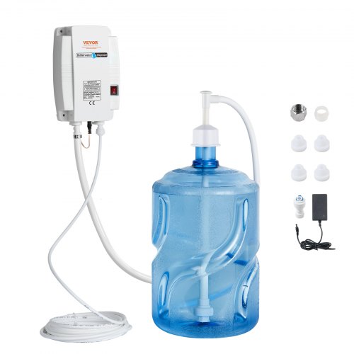 VEVOR Pumpsystem für Flaschenwasserspender 5 Gal Spendersystem, automatischer elektrischer Wasserspender, Wasserkrugpumpe mit Einzeleinlass, kompatibel mit Kaffee-/Teemaschinen, ohne Eimer