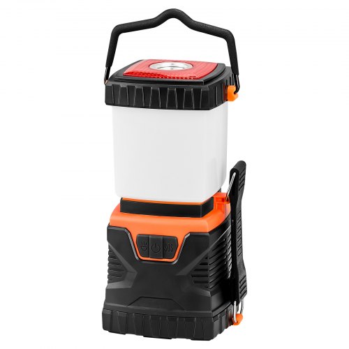 

VEVOR LED-Campinglaterne, 1000 lm, 360°-Beleuchtung, 4 Beleuchtungsmodi, batteriebetriebene Campinglampe, Taschenlampe für den Außenbereich, ideal zum Wandern, Angeln, Stromausfälle & Reparaturen