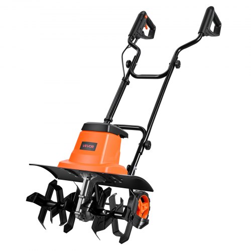 

VEVOR Elektro Bodenhacke 45 cm Arbeitsbreite, 22 cm Arbeitstiefe, 1500 W Motorhacke, Bodenkrümler, Kultivator mit Stahlzinken & Klappbarem Führungsholm, Gartenfräse für Rasen-, Hof- & Gartenpflege