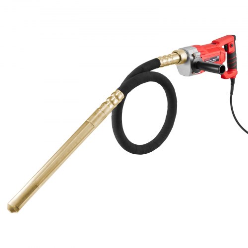 

VEVOR Hand-Betonrüttler, 800 W elektrischer Rüttler 4000 U/min, elektrisches Betonrüttlerwerkzeug mit 1,5 m Schaftstange, tragbarer Bleistift-Zementrüttler zum Entfernen von Luftblasen und Mischen von Beton
