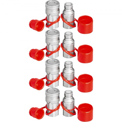 

VEVOR 3/4NPT hydraulische Schnellkupplung, 3/4-Körper-Hydraulikkupplung, 20,7 MPa, hydraulische Kupplung, Schnellkupplung, 106 L/min, Hydraulische Schnellkupplung (ISO 16028)