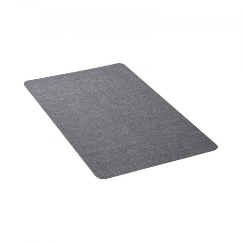 VEVOR Stuhlmatte Bodenschutzmatte (1396 x 897 mm) rutschfeste Bürostuhlmatte für Hartböden, Stuhlteppich für Rollstuhl, sanftes Gleiten unter dem Schreibtischteppich für Heimbüro (Dunkelgrau)