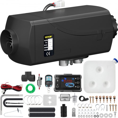 

VEVOR Standheizung Diesel 5KW, 12V Diesel Lufterhitzer, 10 L Diesel Luftheizung, -40 ℃ - + 20 ℃ Arbeitstemperatur Air Diesel Heizung, Air Heater Heizung aus Aluminium für Wohnmobilanhänger Boote