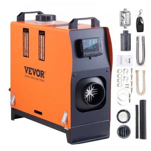 

VEVOR Luft Dieselheizung Standheizung 12 V 5 kW, Luftheizung Air Diesel Diesel Standheizung Lufterhitzer, 0,12–0,52 L/Std. Dieselheizung mit LCD-Display & Fernbedienung Air Diesel Heizung