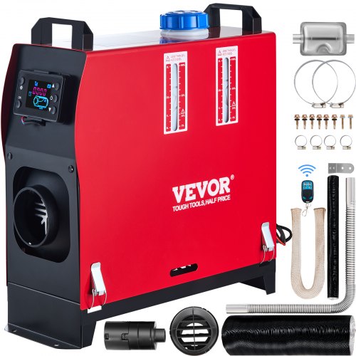 

VEVOR Diesel Lufterhitzer, 12V 8KW Standheizung diesel, Luft Dieselheizung, Air Diesel Heizung, Air Standheizung für Auto LKW Wohnmobil Bus mit LCD-schalter1 Luftauslass